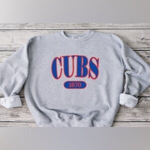 Cubs Offset Crewneck